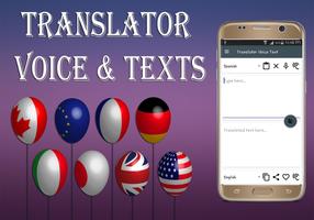 Sprache übersetzen Text/Stimme Plakat