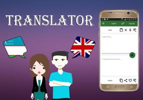 Uzbek To English Translator Affiche