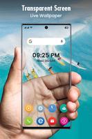 Transparent Screen Wallpaper تصوير الشاشة 1