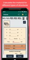 Cement Concrete Calculator ft اسکرین شاٹ 1