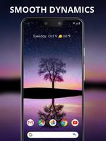 Tree under the starry sky live wallpaper screenshot 1