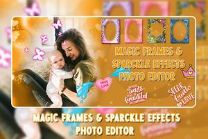 Magic Frames Sparkle Effects Photo Editor Cartaz