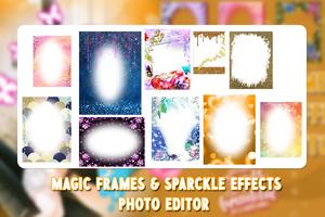 Magic Frames Sparkle Effects Photo Editor imagem de tela 2