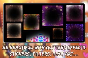 Glitter Sparkle Photo Editor: Glitter Frames capture d'écran 3