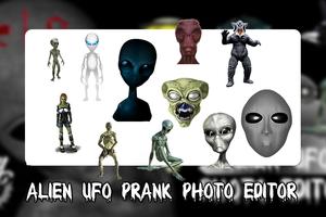 Alien UFO Prank Photo Editor With Alien Stickers captura de pantalla 1