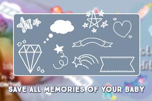 Baby Milestones Photo Editor With Baby Stickers Ekran Görüntüsü 3