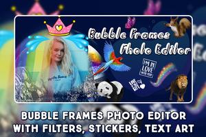 Bubble Photo Frames: Bobble In Photo App Affiche
