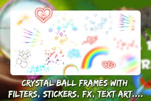 Cristal Ball Photo Frame Editor- Crystal Frames capture d'écran 3