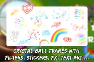 Cristal Ball Photo Frame Editor- Crystal Frames imagem de tela 3