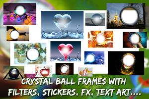 Cristal Ball Photo Frame Editor- Crystal Frames capture d'écran 2