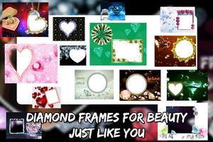Diamond Photo Frame: Diamond Photo Editor capture d'écran 1