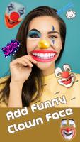 FUNNY CLOWN FACE PRANK: FUNNY CLOWN PHOTO EDITOR स्क्रीनशॉट 1