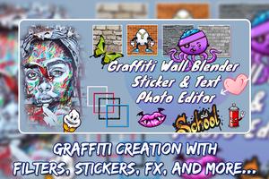 Graffiti Photo Editor - Graffiti Wall Blender Affiche