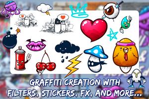 Graffiti Photo Editor - Graffiti Wall Blender imagem de tela 1