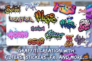 Graffiti Photo Editor - Graffiti Wall Blender imagem de tela 2