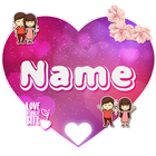 Heart Name Art Focus Filter Maker: Name In Heart ícone