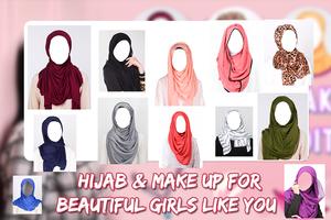 Hijab Suits Frames & Makeup Photo Editor capture d'écran 2