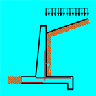 CANTILEVER RETAINING WALL (EUR icon