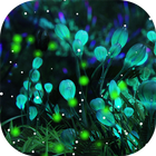 Firefly Forest HD Live Wallpap icono