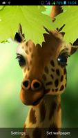 Giraffe HD Parallax Live Wallpaper Free Affiche