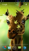 Giraffe HD Parallax Live Wallpaper Free capture d'écran 1