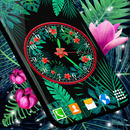 Black Jungle Forest Clock APK