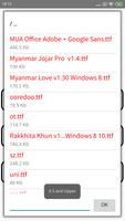 TTA MIUI Custom font installer تصوير الشاشة 2