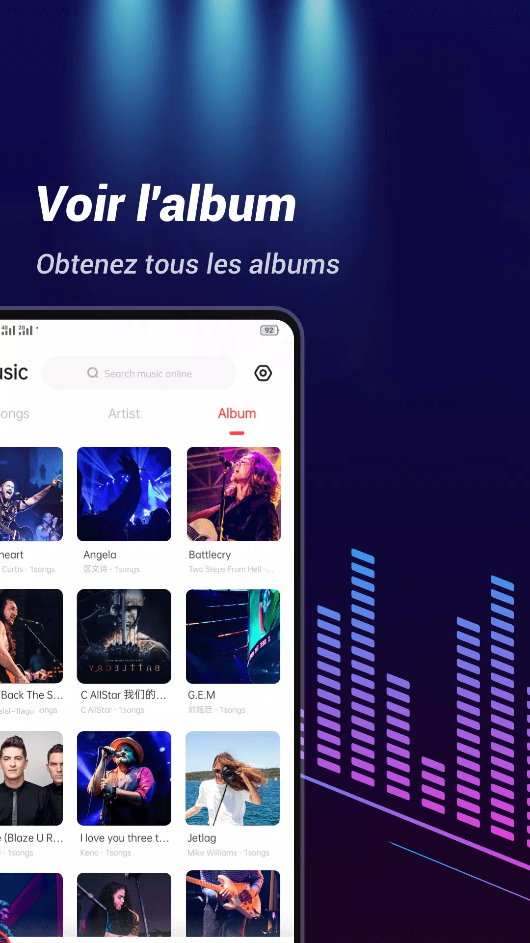 Lecteur de musique: lecteur mp3 & Musique en ligne APK pour Android  Télécharger