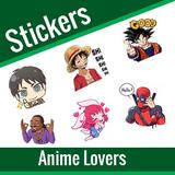 Anime stickers for WhatsApp : 