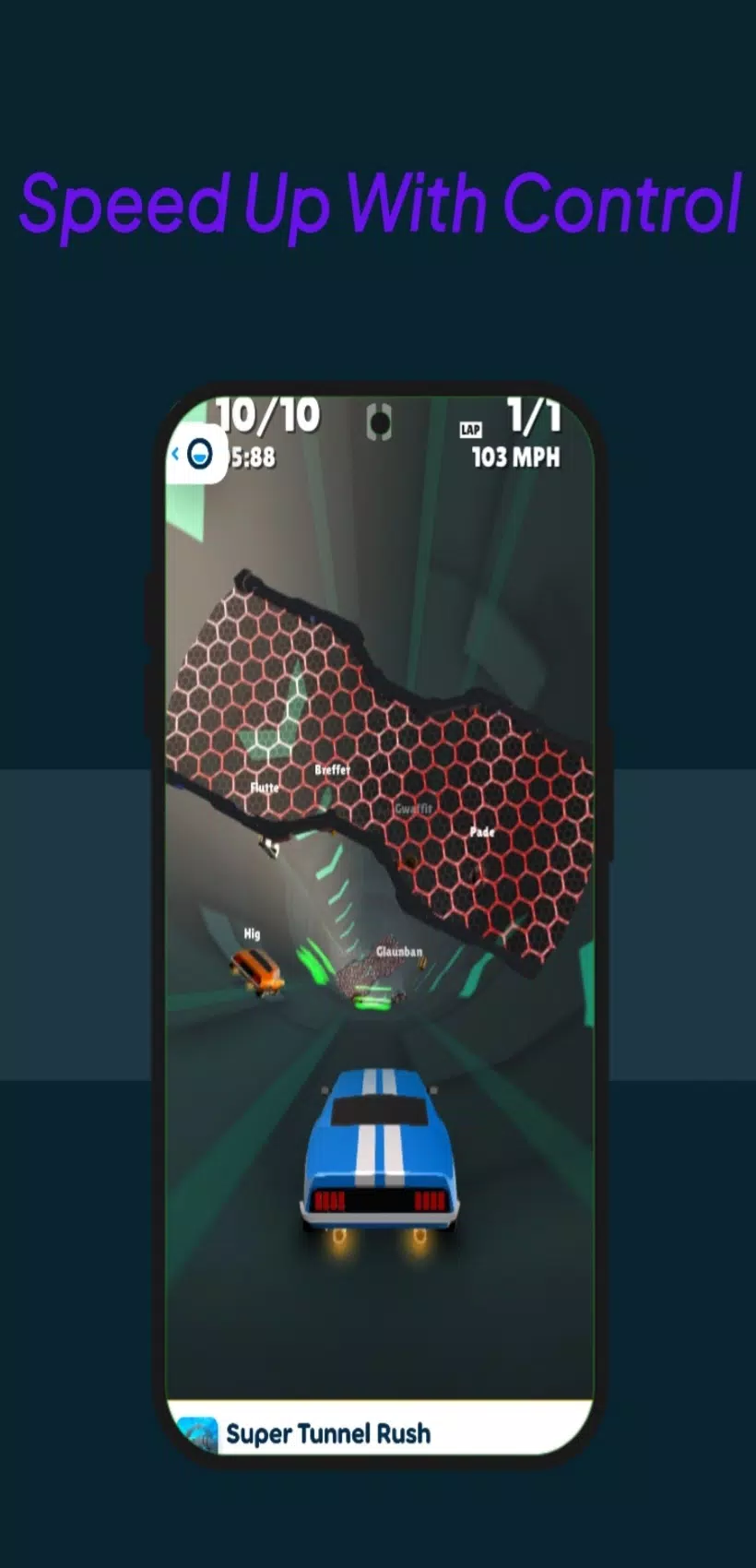 لعبةsuper Tunnel Rush 