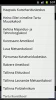 Kutsekoolide tunniplaan Poster