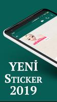 Türkçe WhatsApp için yeni Sticker çıkartmalar plakat