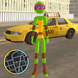 Donatello Stickman Ninja Rope Hero - Spider Turtle