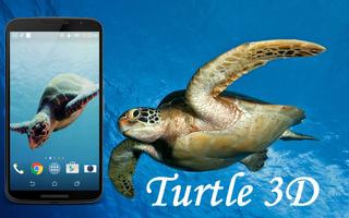 Turtle 3D Live Wallpaper Affiche