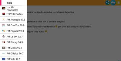 Tus Radios Argentina ภาพหน้าจอ 2