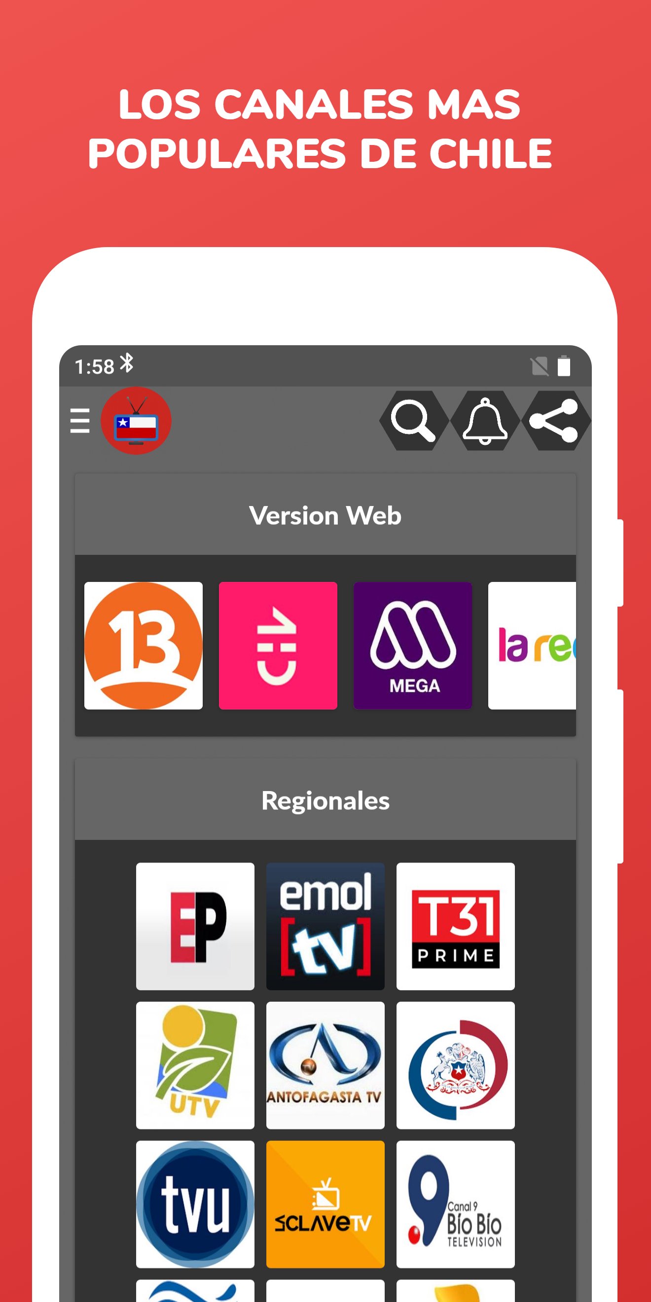 Descarga de APK de TV Chile Canales para Android