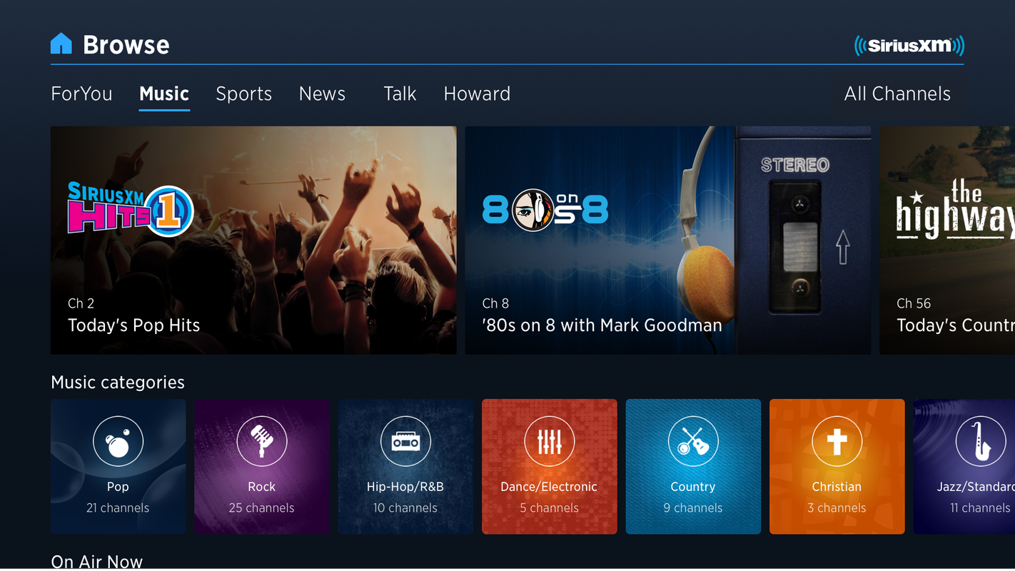 Is There A Siriusxm App For Android SIRIUS XM Android App Available