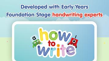 Alphablocks, How to Write Plakat