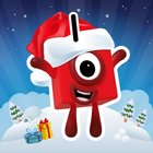 Treffen Sie die Nummernblöcke Zeichen