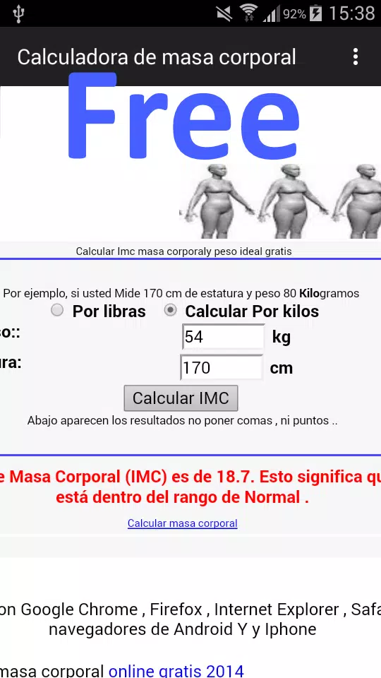 Indice de Masa Corporal IMC APK for Android Download