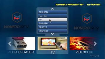 Monero IPTV screenshot 1