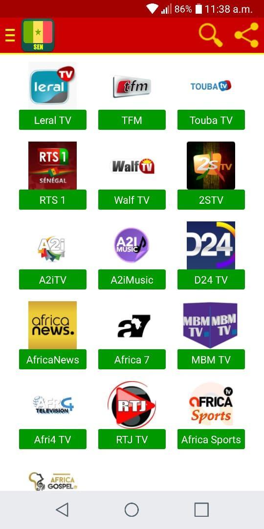Descarga de APK de Senegal TV en Direct - Radio FM AM para Android