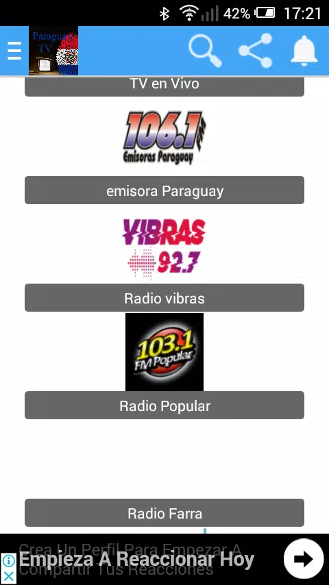 Descarga de APK de TV Y Radios Paraguayo para Android