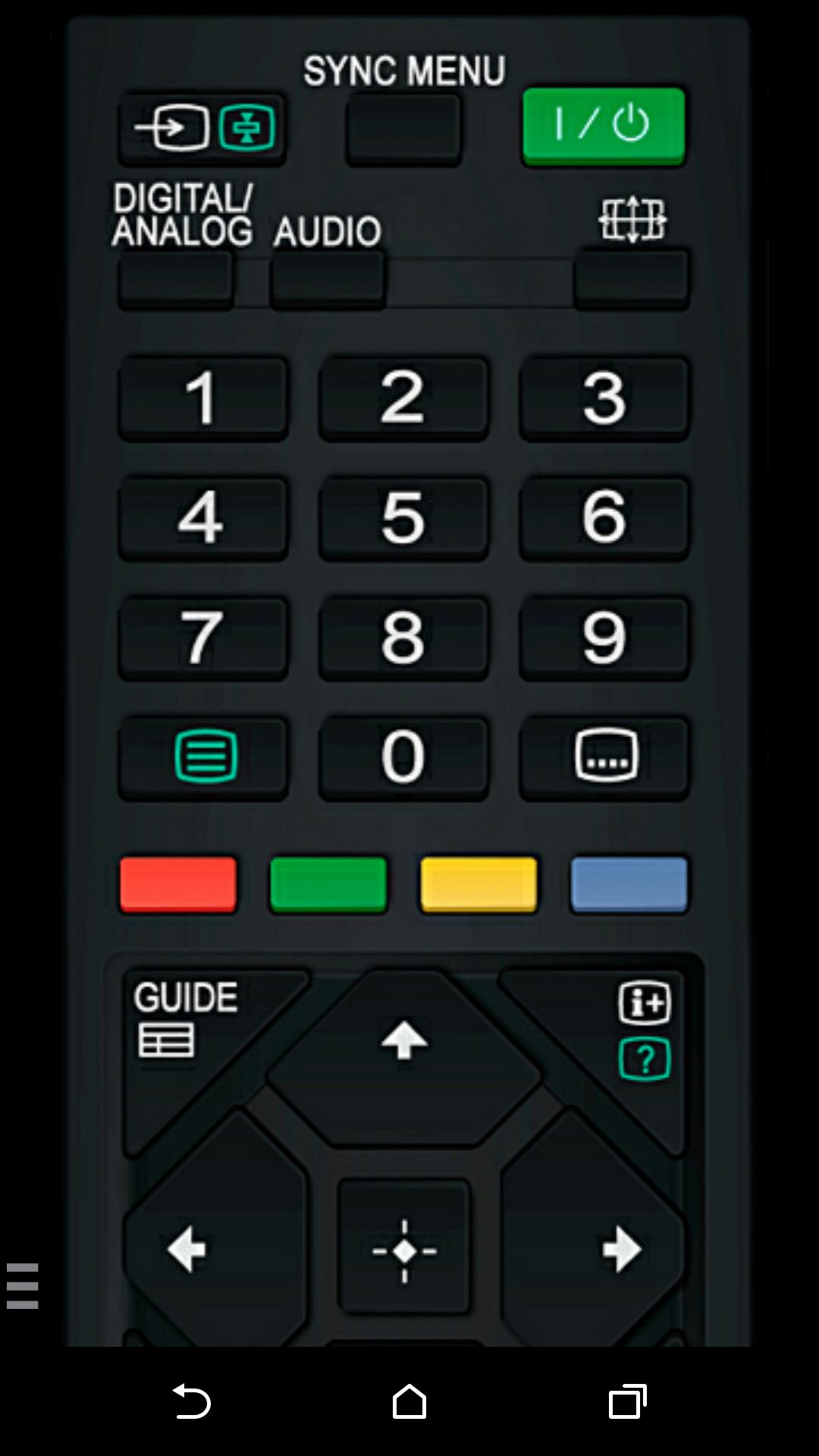 Descarga de APK de TV Remote for Sony TV para Android