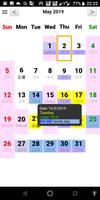 Calendar Singapore syot layar 2