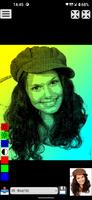Halftone dot art الملصق