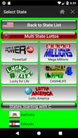 Lotto Number Generator USA plakat