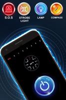 Extreme flashlight compass Affiche