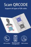 vCard:QR code scanner for QR c Ekran Görüntüsü 1