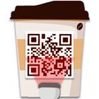 QR code reader with generator icon